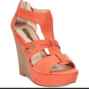 INC Coral Wedge Heels 8